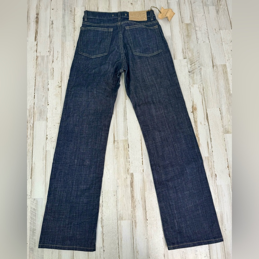 John Varvatos USA Regular Blue Low Rise Mens Bootcut Cotton Jeans 28(28x31) NWOT - Picture 9 of 11